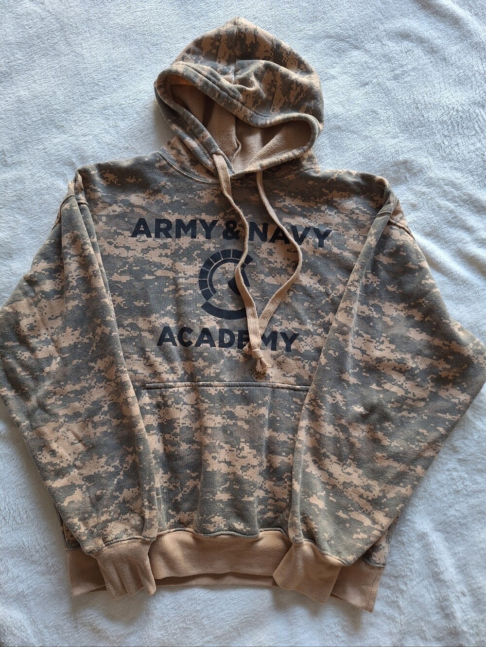 Rothco Army & Navy Academy Digital Camo Hoodie Military School Sweatshirt Med